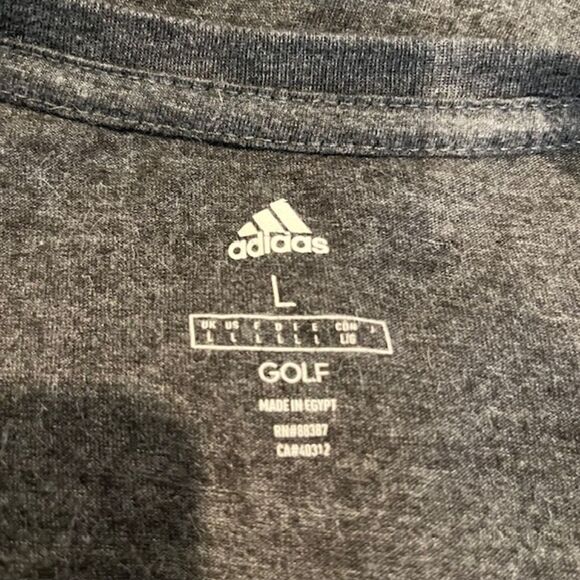 Adidas Golf Sereno Women's Graphic Tee Charcoal Size Large - Picture 4 of 9
